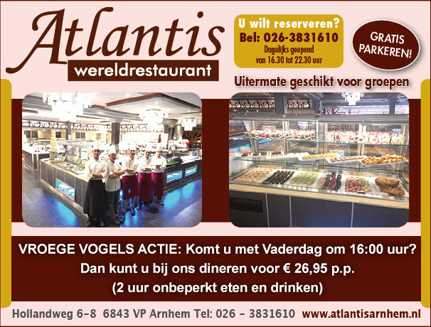 vroege-vogels-actie-atlantis-arnhem