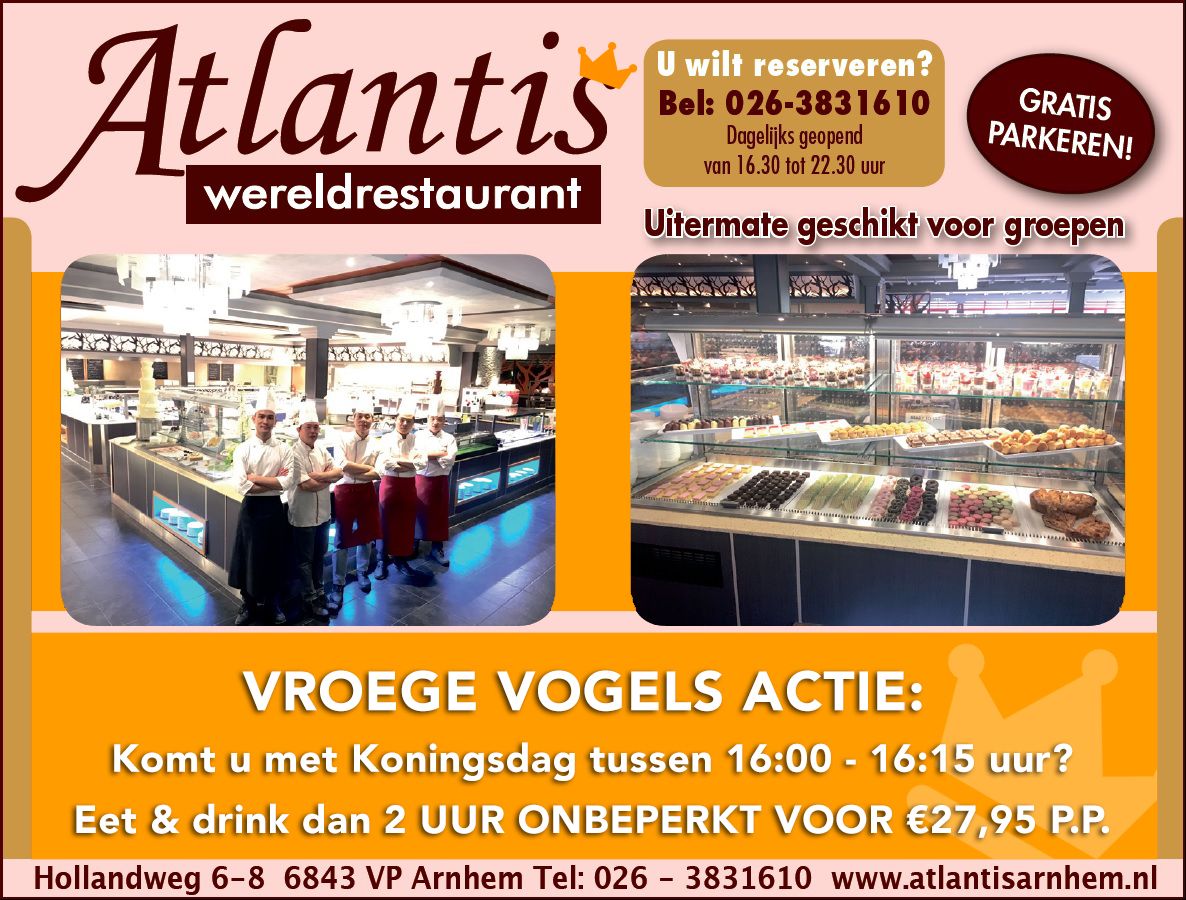 Atlantis Banner Koningsdag-2018